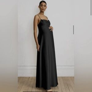Jenny Yoo lux satin maternity bridesmaids or wedding dress